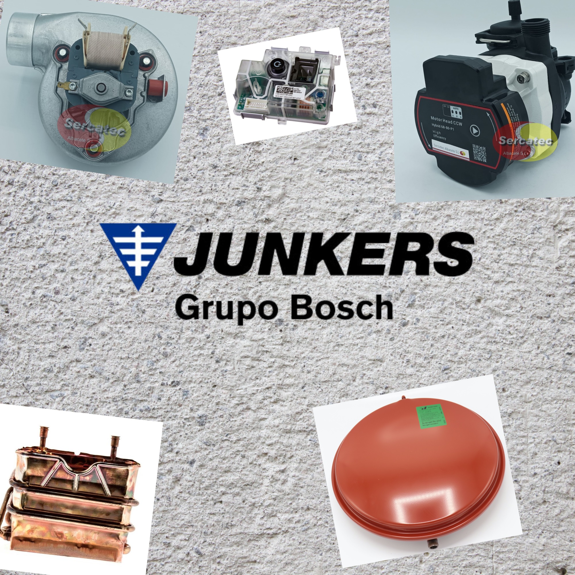 Recambios, accesorios y repuestos Junkers.